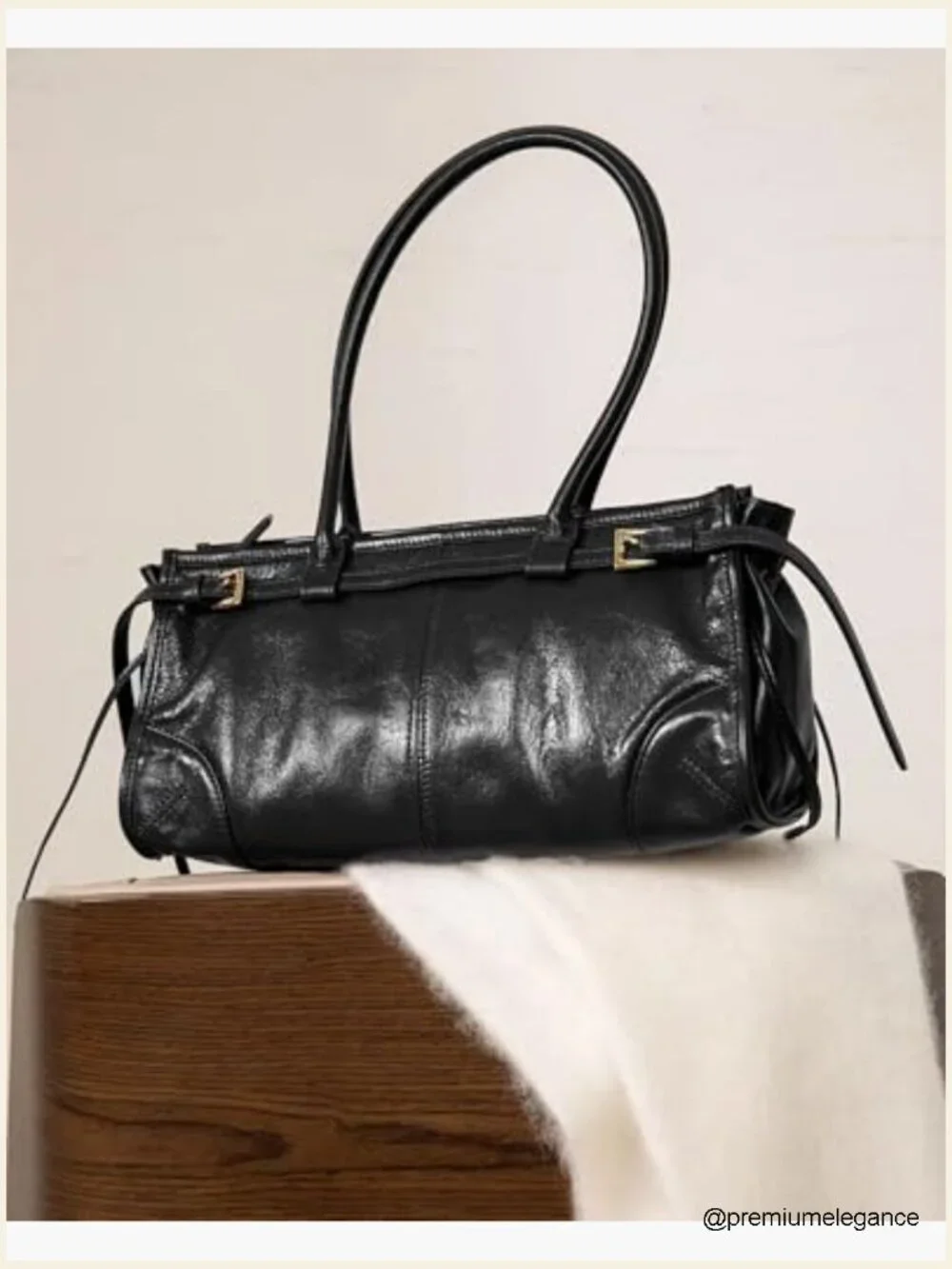 Convertible PU Leather Clutch Purse Top Handle Shoulder Bag Work Evening Satchel